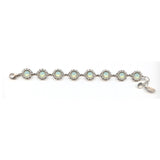Clara Beau scallop deco bracelet with swarovski crystal Bf188