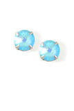 Clara Beau Fabulous 10mm Round Swarovski Crystal Post earrings ES73 Gold