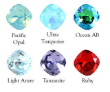 Color chart for adjustable crystal ring