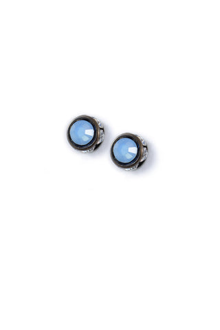 Clara Beau Blue Opal Swarovski crystal accented Post earrings EG283