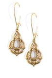 Clara Beau Simple Deco Filigree Medium Dangle Earrings ER116