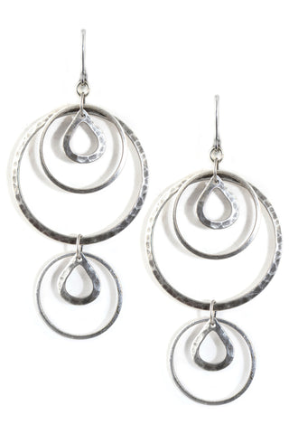 Clara Beau Jewelry Hoop Dangle Earrings ER126