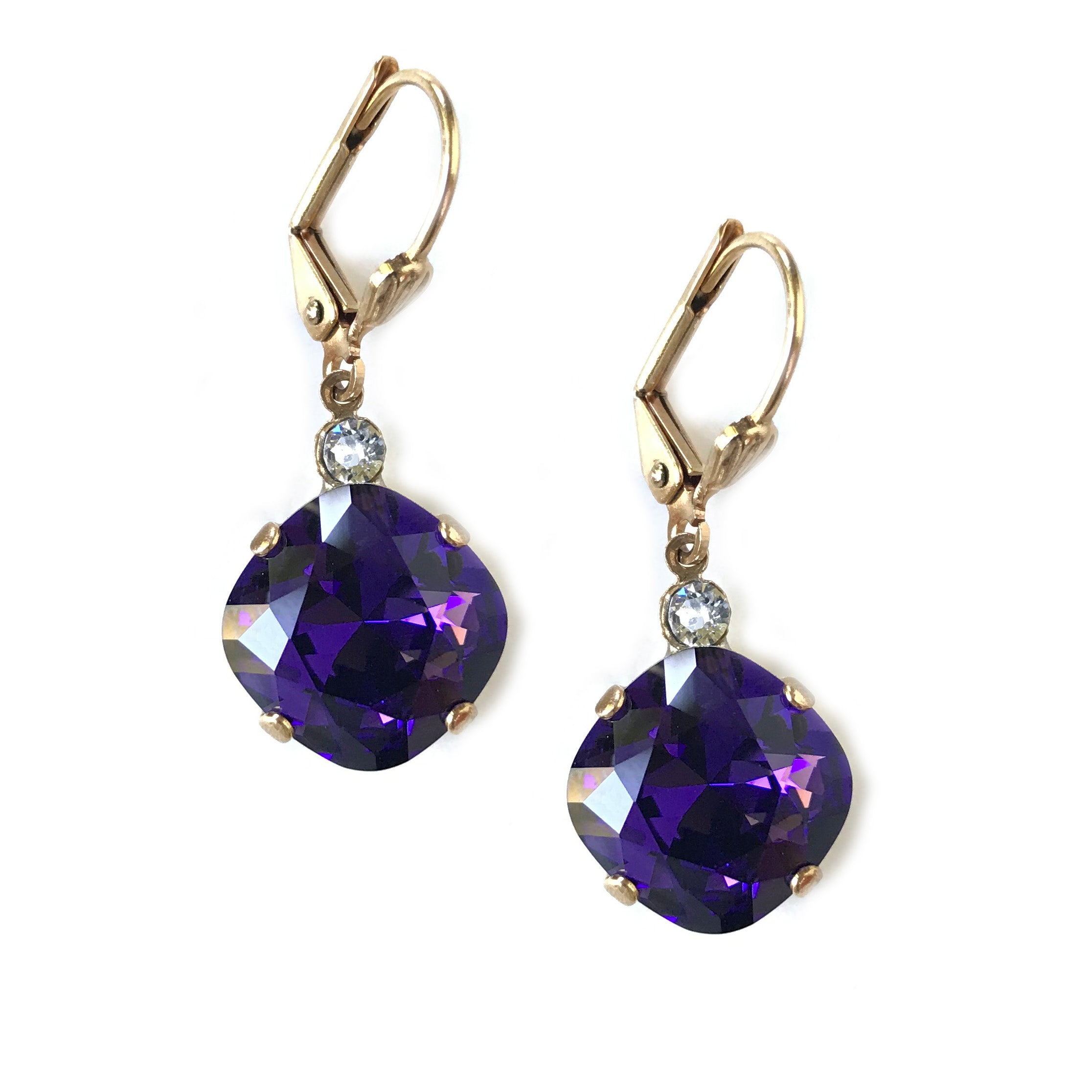 #限定 スワロフスキー#4228 6x3mm Col.Purple Velvet Violet Czech Glass Beads Machine Cut Bicones (MC Rondell